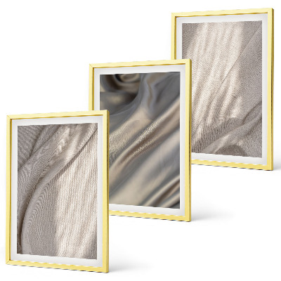 Zestaw obrazów do salonu Naturalne tkaniny boho zbliżenie
