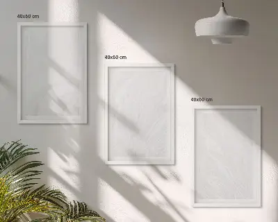 Kompozycja obrazów na ścianę elegancka struktura marmuru