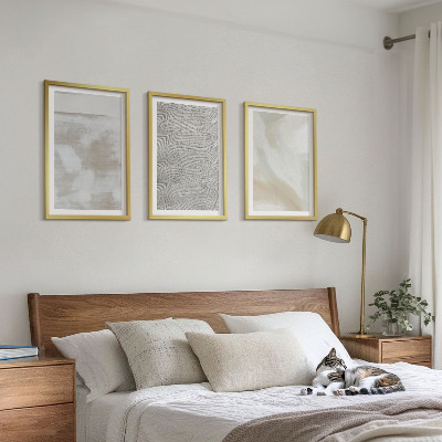 Zestaw obrazów do salonu Abstrakcyjny nowoczesny design