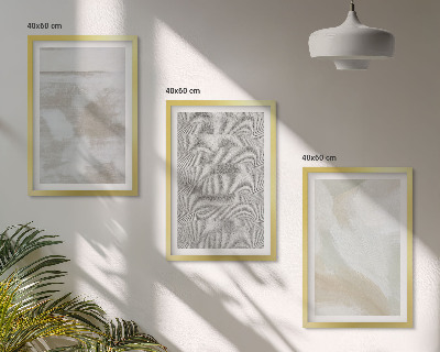 Zestaw obrazów do salonu Abstrakcyjny nowoczesny design