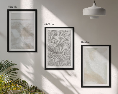 Zestaw obrazów do salonu Abstrakcyjny nowoczesny design
