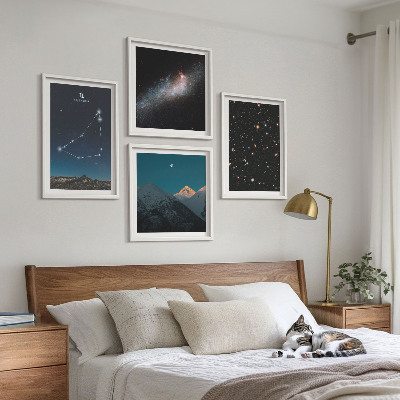 Poliptyk w ramie Galaktyka konstelacja Koziorożca