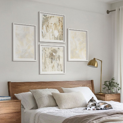 Poliptyk w ramie Jasne tekstury farby design