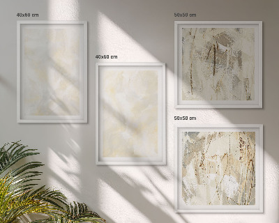 Poliptyk w ramie Jasne tekstury farby design