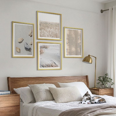 Zestaw obrazów dekoracyjnych Boho naturalne tekstury