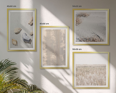 Zestaw obrazów dekoracyjnych Boho naturalne tekstury