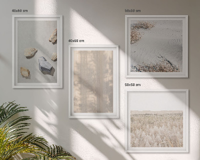 Zestaw obrazów dekoracyjnych Boho naturalne tekstury