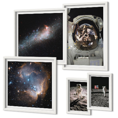 Galeria obrazów na ścianę Lądowanie astronautów Księżyc