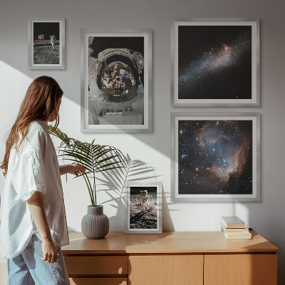 Galeria obrazów na ścianę Lądowanie astronautów Księżyc