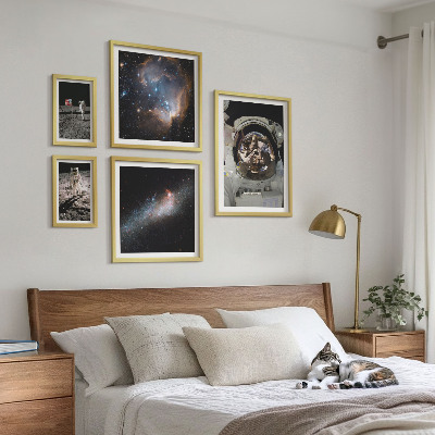 Galeria obrazów na ścianę Lądowanie astronautów Księżyc