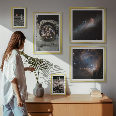 Galeria obrazów na ścianę Lądowanie astronautów Księżyc