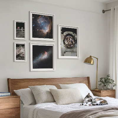 Galeria obrazów na ścianę Lądowanie astronautów Księżyc