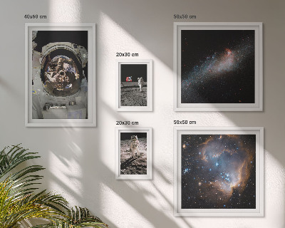 Galeria obrazów na ścianę Lądowanie astronautów Księżyc
