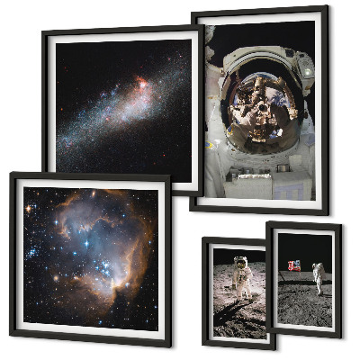Galeria obrazów na ścianę Lądowanie astronautów Księżyc