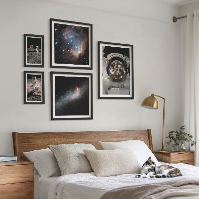 Galeria obrazów na ścianę Lądowanie astronautów Księżyc