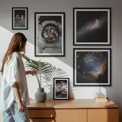 Galeria obrazów na ścianę Lądowanie astronautów Księżyc