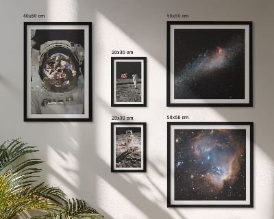 Galeria obrazów na ścianę Lądowanie astronautów Księżyc