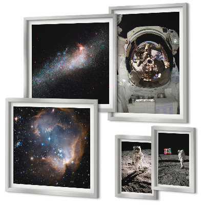 Galeria obrazów na ścianę Lądowanie astronautów Księżyc