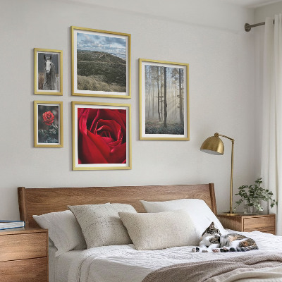 Galeria obrazów na ścianę Przyroda kwiaty różne style