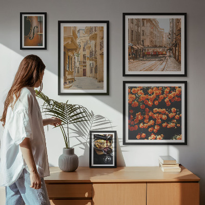 Galeria obrazów na ścianę Urokliwe uliczki smaków