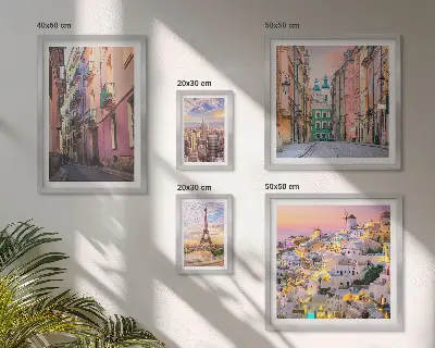 Galeria obrazów na ścianę Urokliwe miasta w Europie