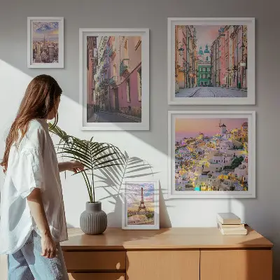 Galeria obrazów na ścianę Urokliwe miasta w Europie