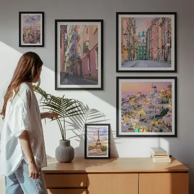 Galeria obrazów na ścianę Urokliwe miasta w Europie