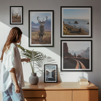 Galeria obrazów na ścianę Przyroda dzikie zwierzęta krajobrazy