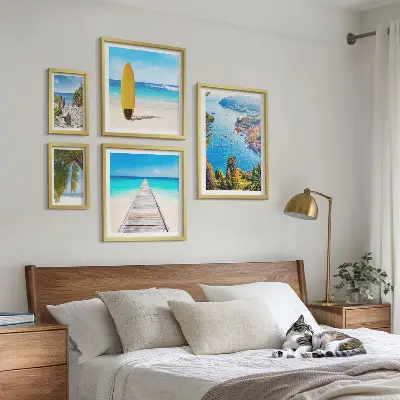 Galeria obrazów na ścianę z motywem krajobrazów nadmorskich plaż