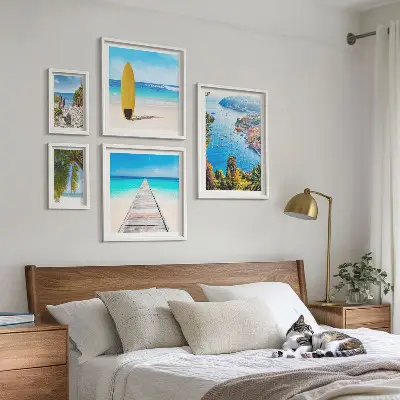 Galeria obrazów na ścianę z motywem krajobrazów nadmorskich plaż