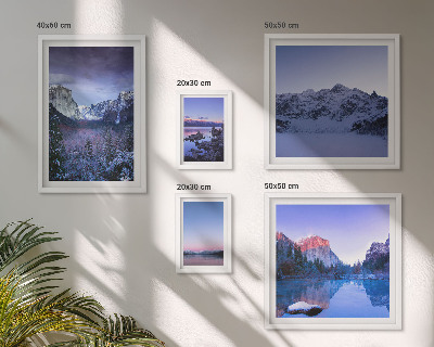 Galeria obrazów na ścianę Górskie jeziora lasy krajobrazy