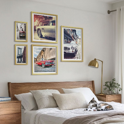 Zestaw obrazów w ramie do galerii ściennej Stylowe klasyki w mieście