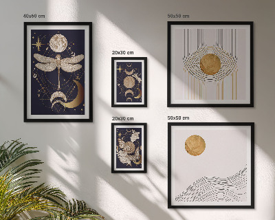 Galeria obrazów na ścianę Stylowe kosmiczne motywy owadów