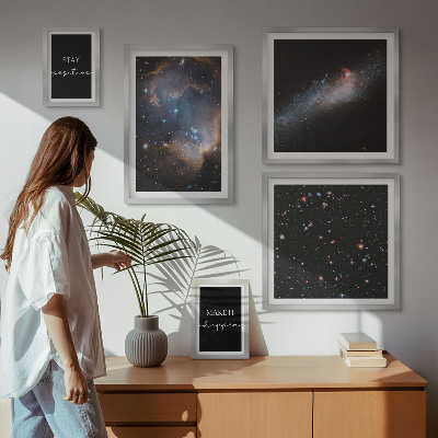Galeria obrazów na ścianę Kosmiczne inspiracje motywacja