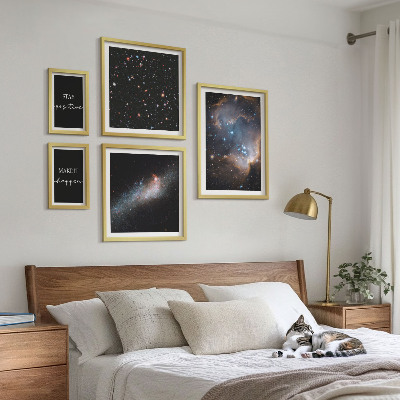 Galeria obrazów na ścianę Kosmiczne inspiracje motywacja