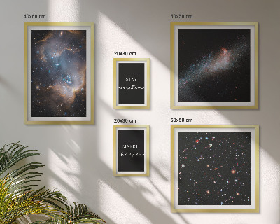 Galeria obrazów na ścianę Kosmiczne inspiracje motywacja
