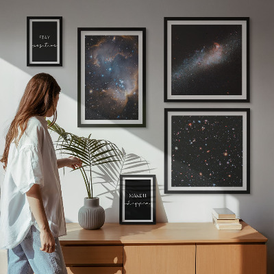 Galeria obrazów na ścianę Kosmiczne inspiracje motywacja