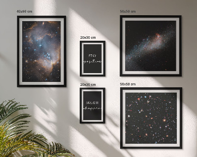 Galeria obrazów na ścianę Kosmiczne inspiracje motywacja
