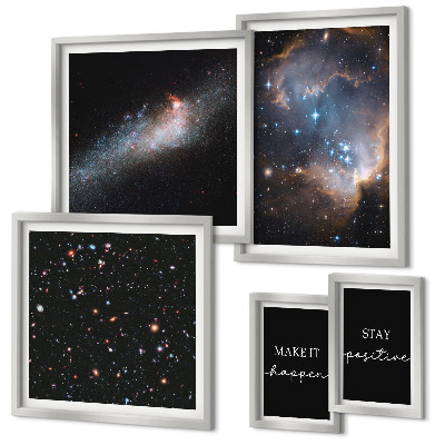 Galeria obrazów na ścianę Kosmiczne inspiracje motywacja