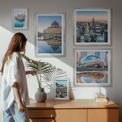 Galeria obrazów na ścianę Miejskie pejzaże architektura natura