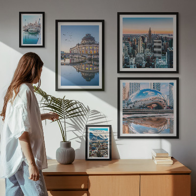 Galeria obrazów na ścianę Miejskie pejzaże architektura natura