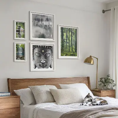 Galeria obrazów na ścianę z relaksującymi motywami natury zen