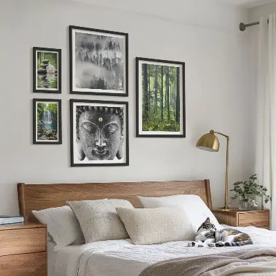 Galeria obrazów na ścianę z relaksującymi motywami natury zen