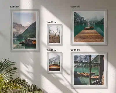 Galeria obrazów na ścianę Krajobrazy gór z jeziorami
