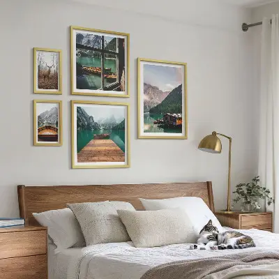 Galeria obrazów na ścianę Krajobrazy gór z jeziorami