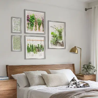 Zestaw obrazów dekoracja ścienna ziołowe inspiracje
