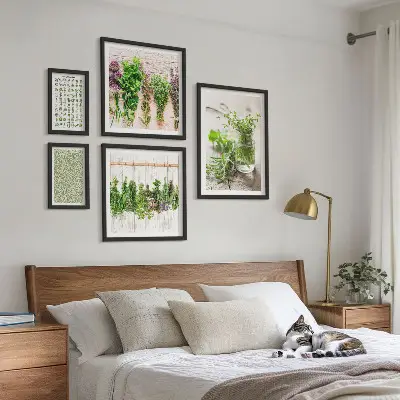 Zestaw obrazów dekoracja ścienna ziołowe inspiracje
