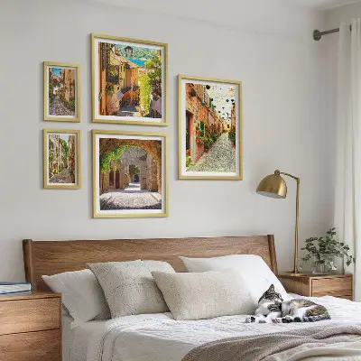 Galeria obrazów na ścianę Urokliwe zielone uliczki miast