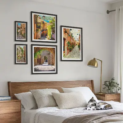Galeria obrazów na ścianę Urokliwe zielone uliczki miast