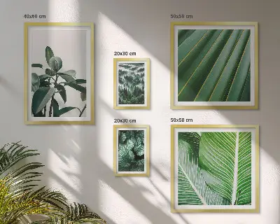 Galeria obrazów na ścianę Roślinne inspiracje tropikalne